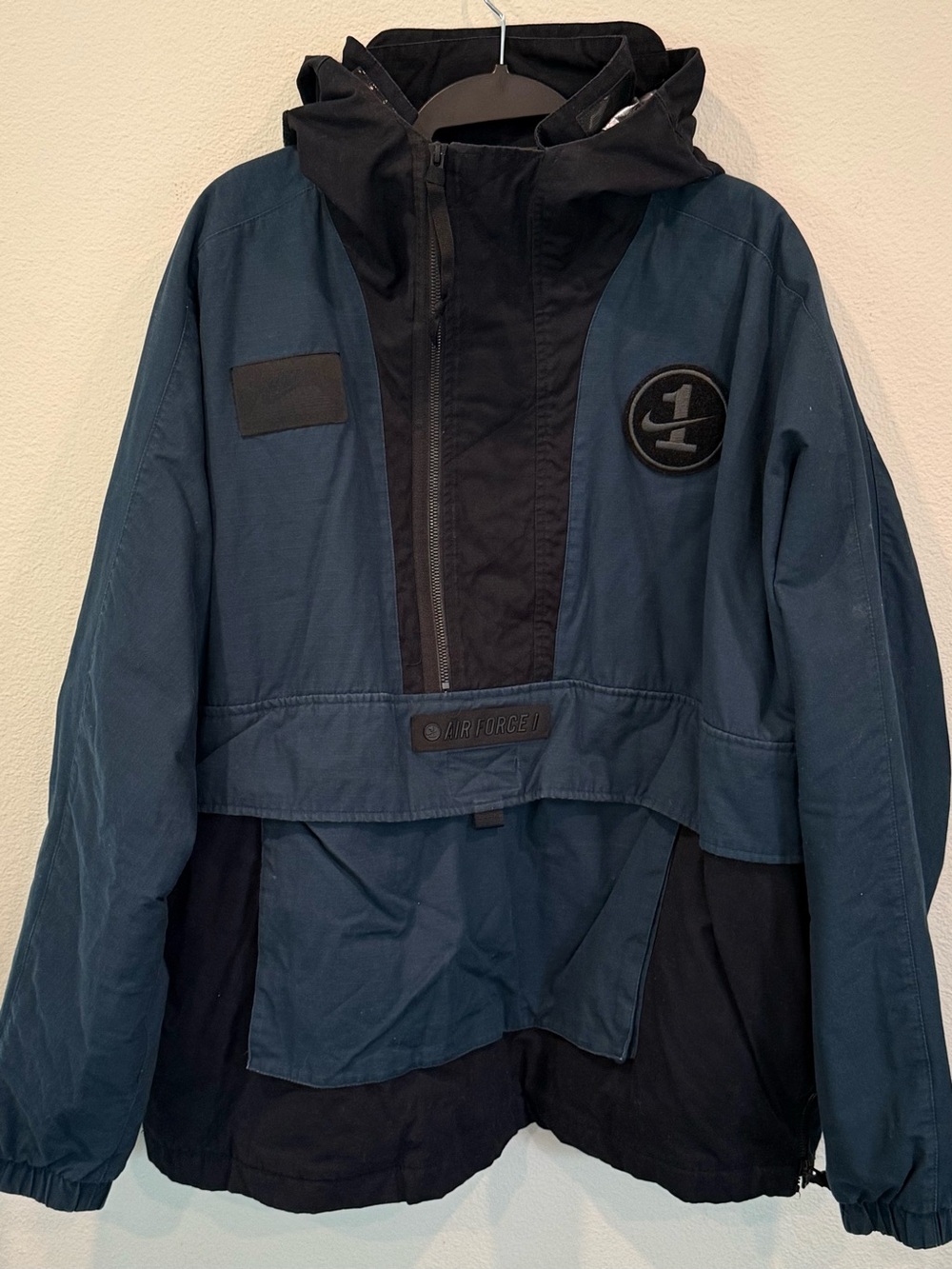 Nike Sportswear Air Force 1 Half Zip Nylon Jacket Pullover Men’s XL Anorak Coat